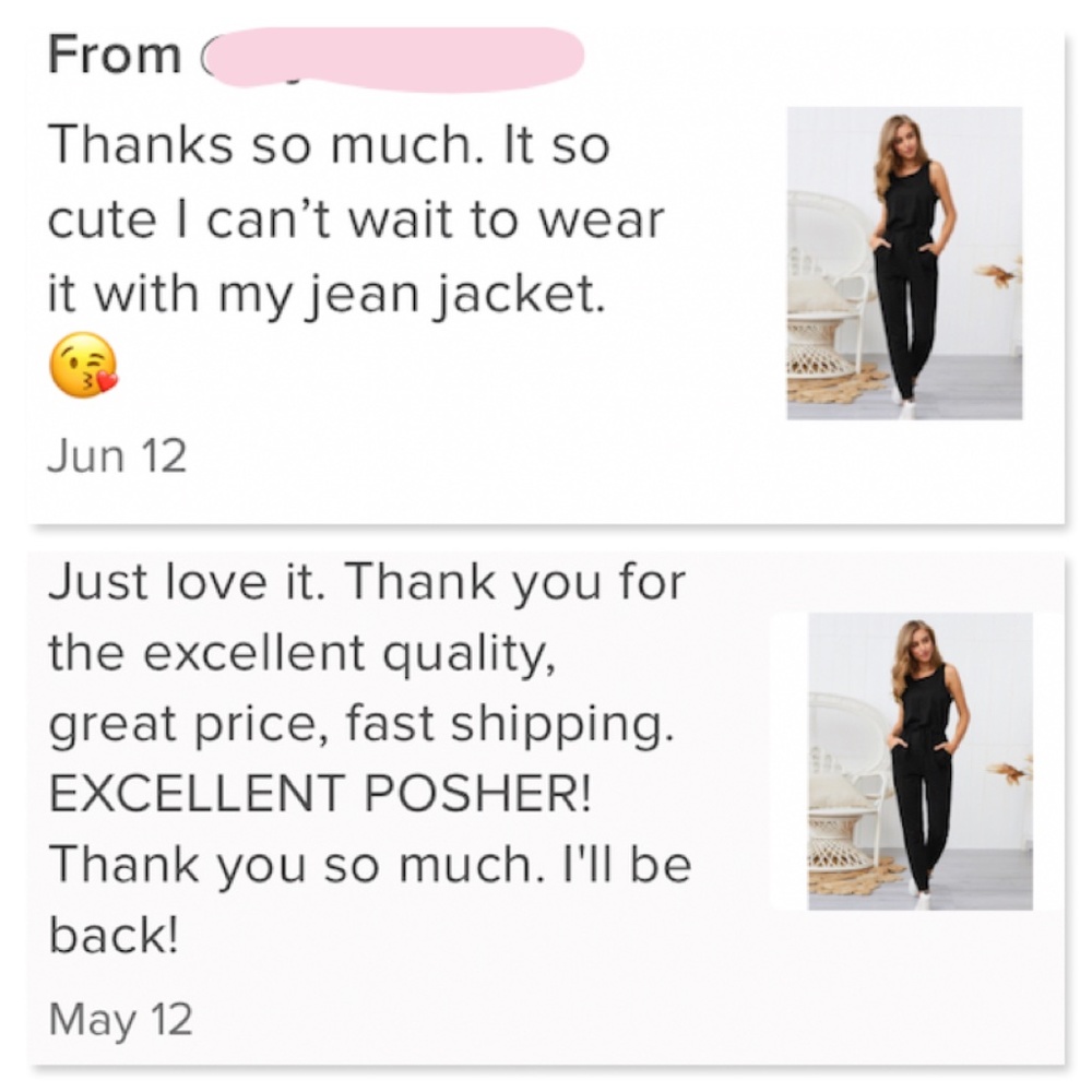 Black Casual Jumpsuit Drawstring Waist - Picture 8 of 10